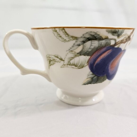 Charter Club Casuals Summer Grove 10 Oz Porcelain Berries Mugs Cups – Set of 2 - Picture 16 of 16